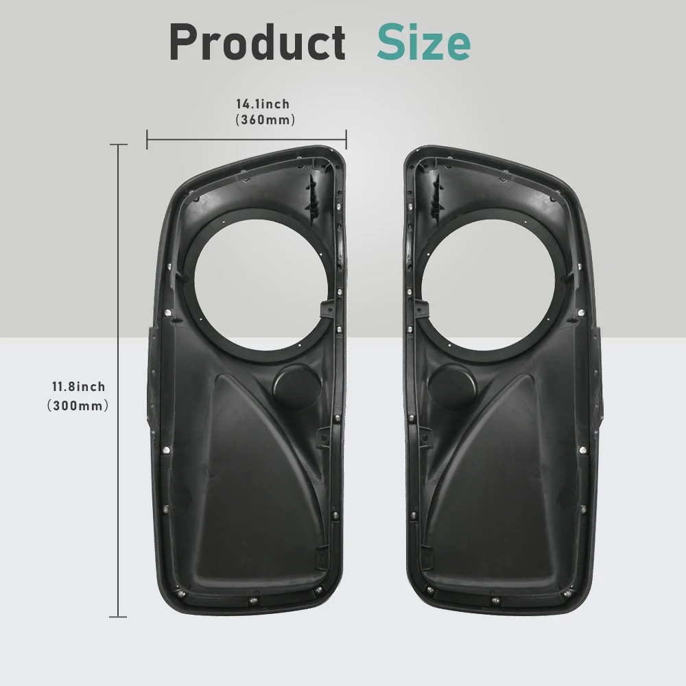 8   Plastic ABS Replacement Speaker Lids for Touring Street Glide Road Glide Road King 2014-2023